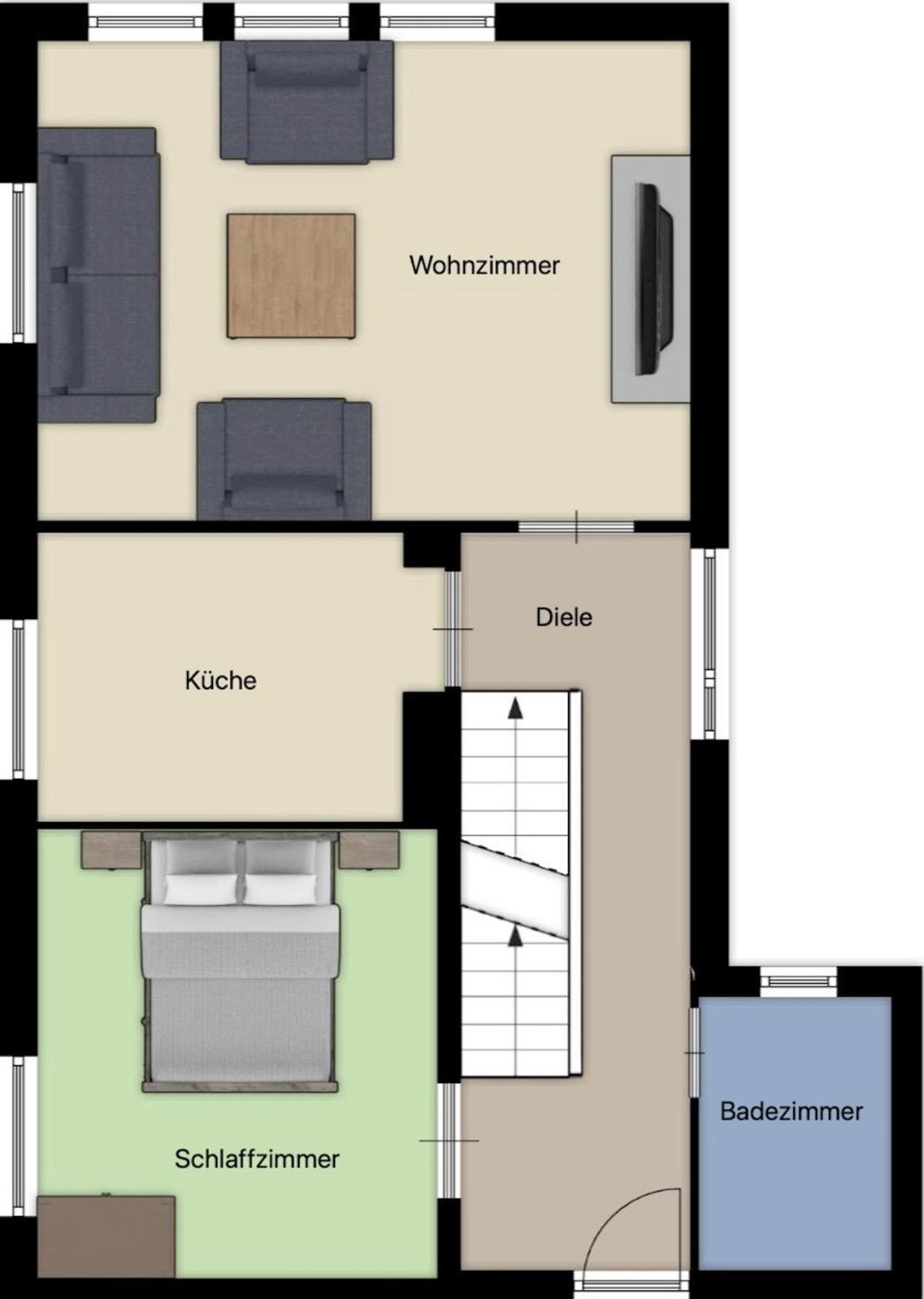 City Apartments Monschau Bilik gambar